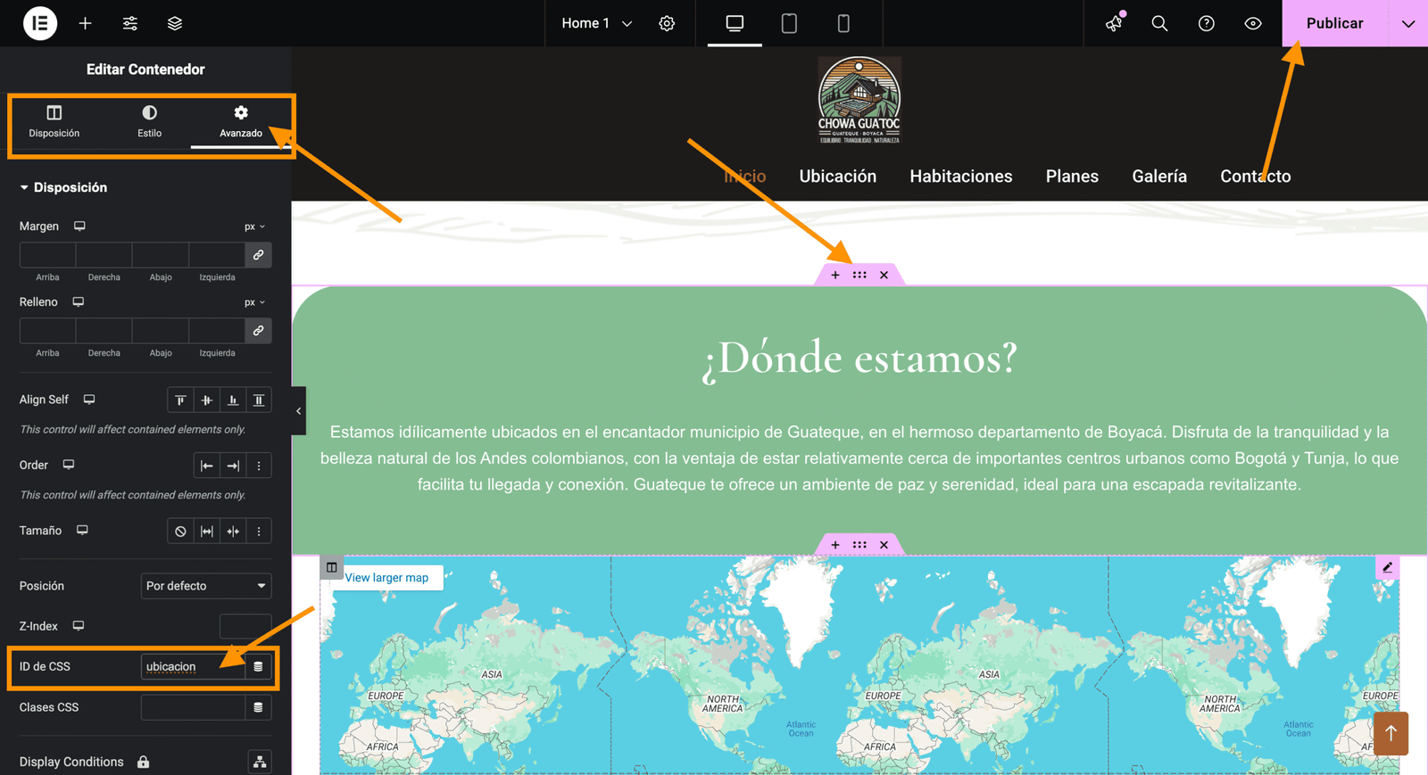 # en HTML